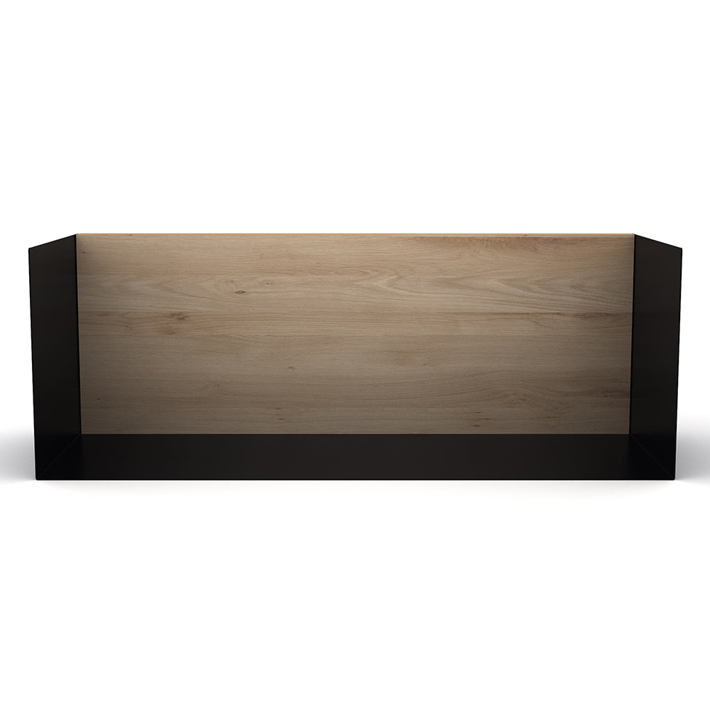 Oak U shelf M  -  Black