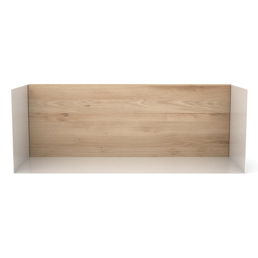 Oak U shelf M  -  White