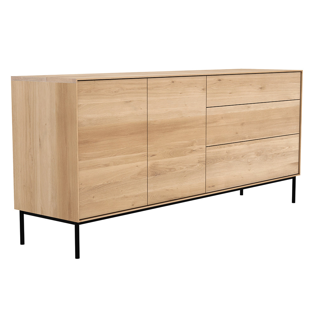 Oak Whitebird sideboard - 2 doors - 3 drawers