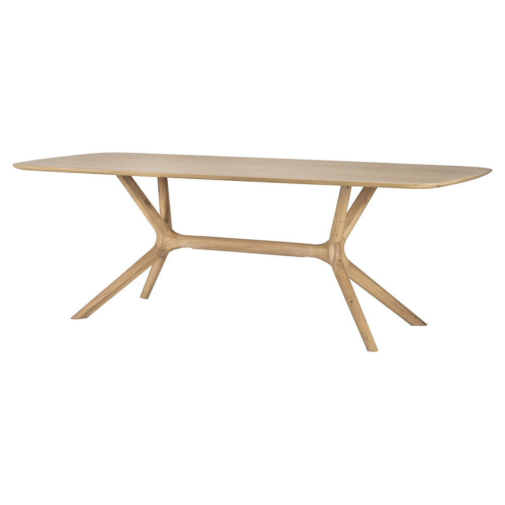 Oak X Dining Table