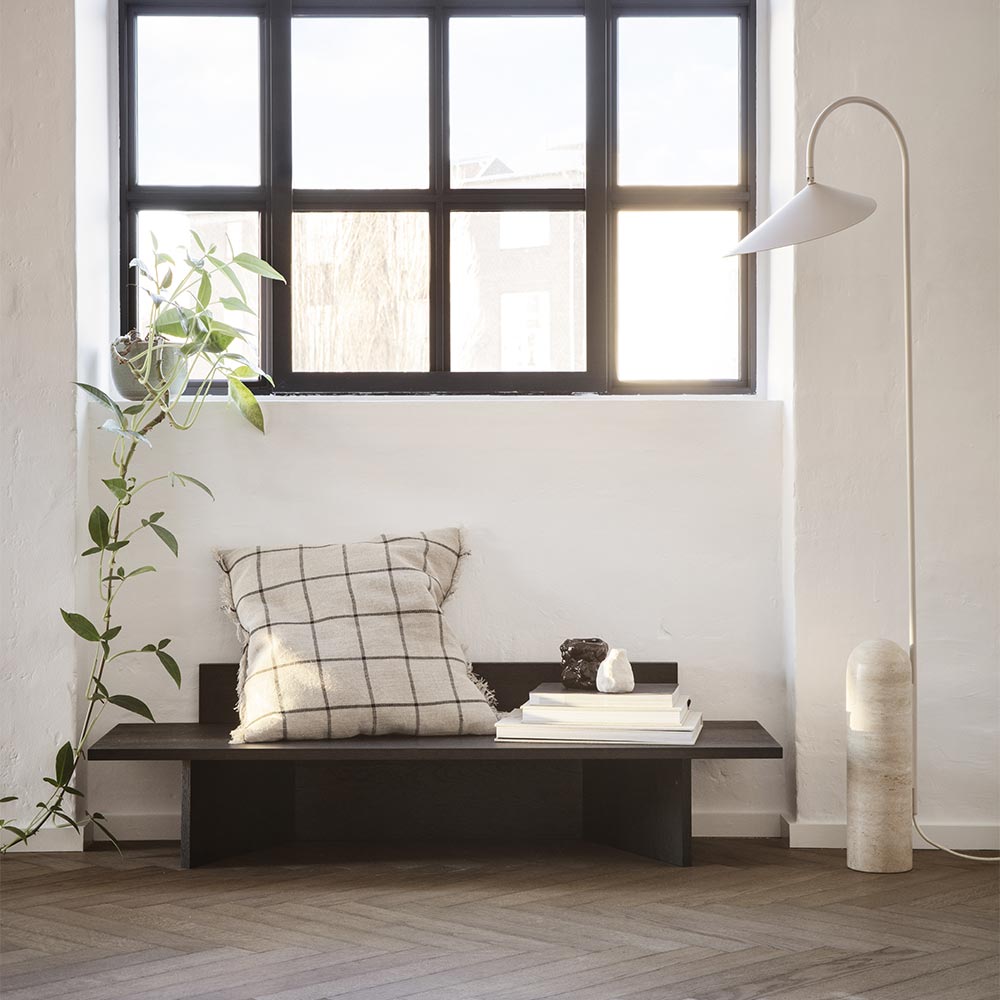 Oblique Bench - Black Oiled Oak