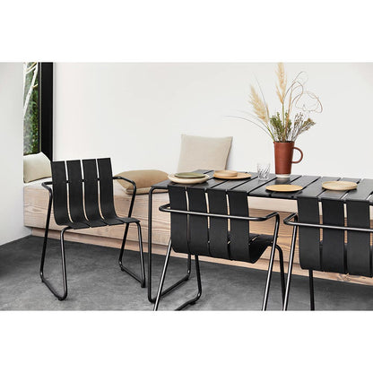 Ocean Outdoor Rectangular Table - Black