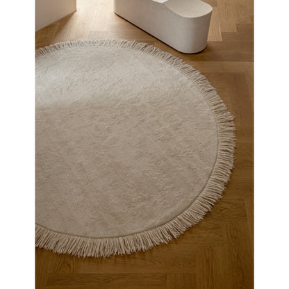 Oceanic Reef Round Rug - Beige