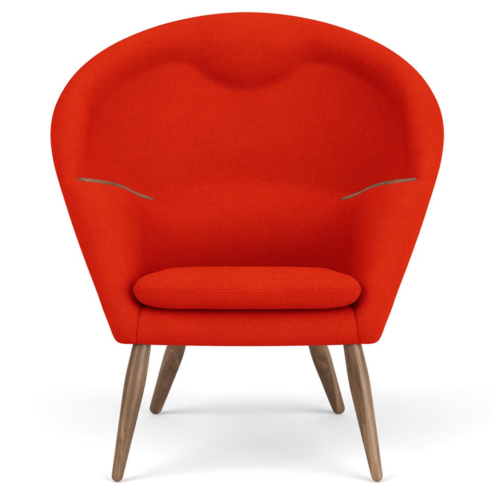 Oda Lounge Chair - Walnut
