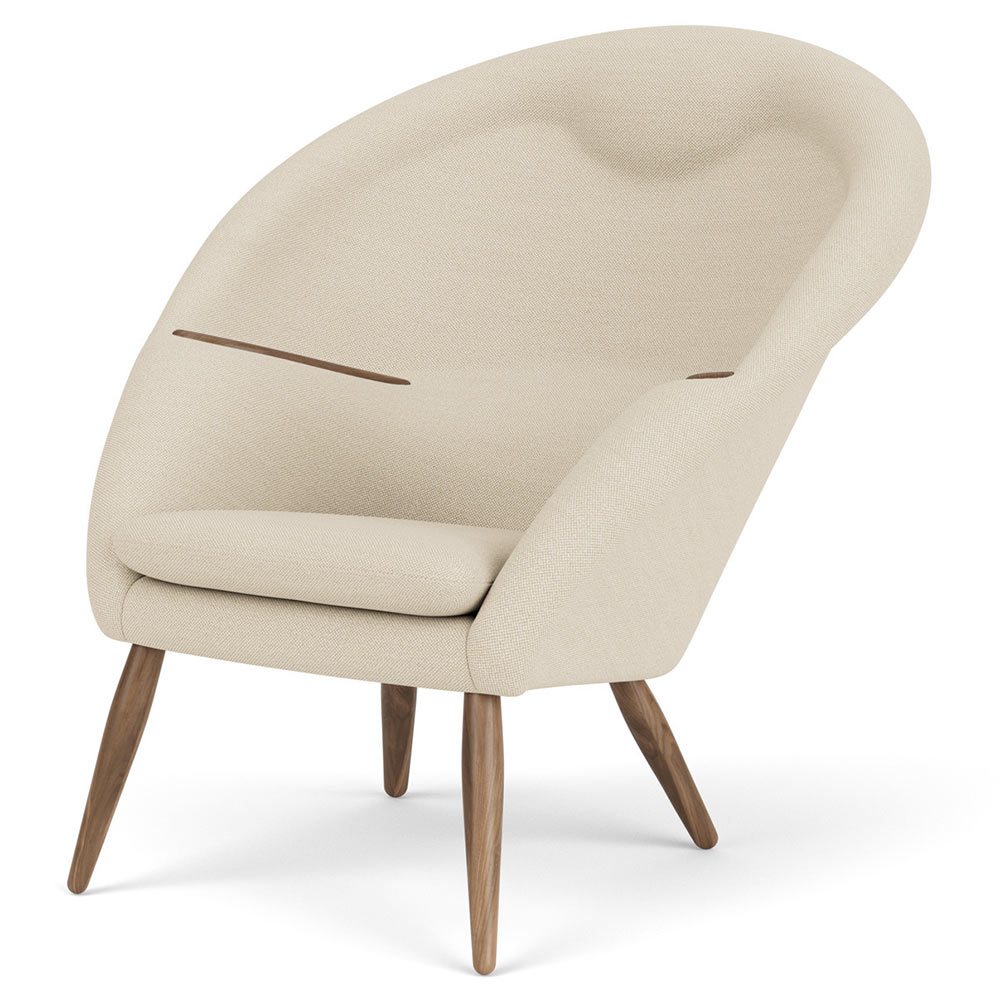 Oda Lounge Chair - Walnut