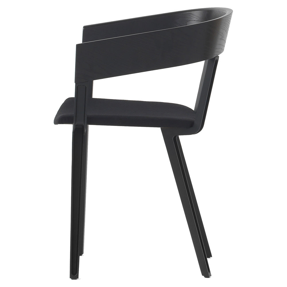 Odin Upholstered Chair - Black