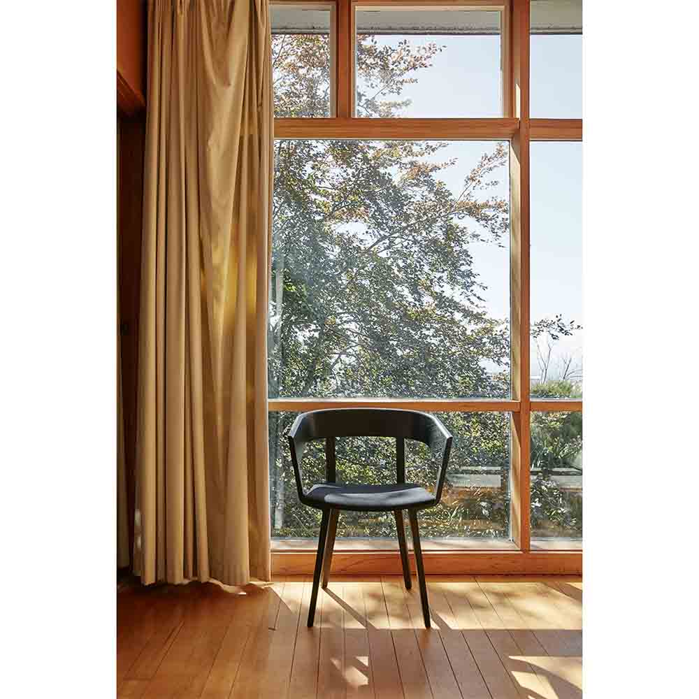 Odin Upholstered Chair - Black