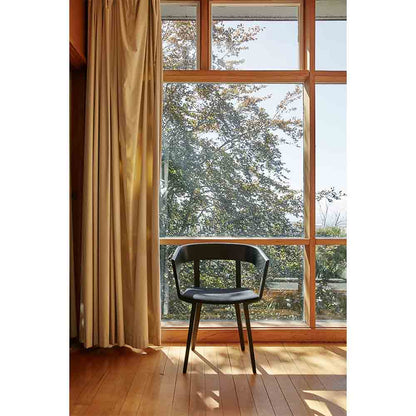 Odin Upholstered Chair - Black