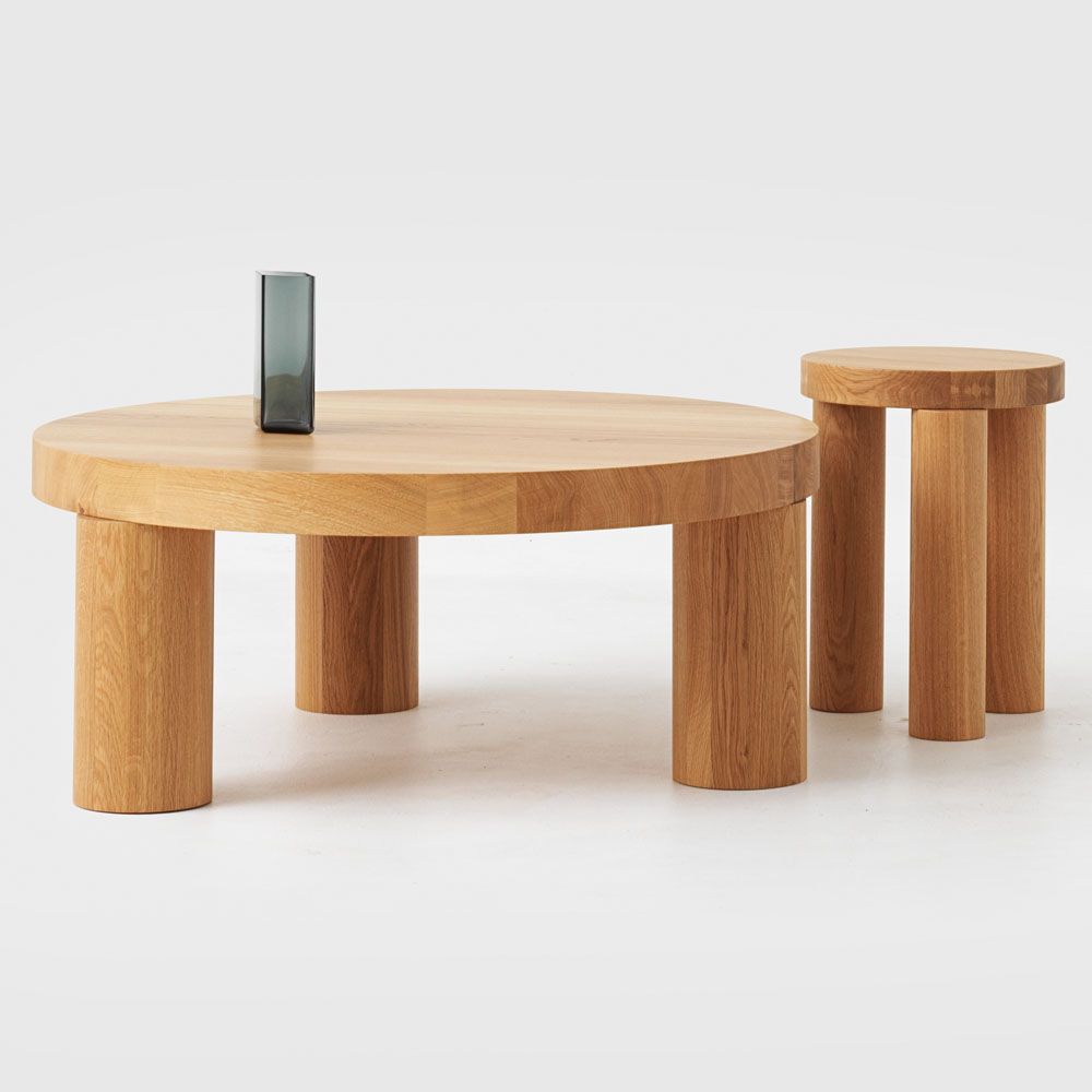 Offset Coffee Table - Umber