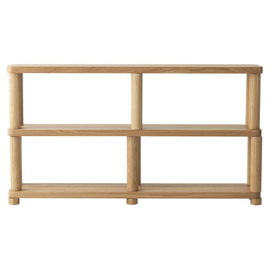 Offset Large Shelf - Natural, 2 Tiers