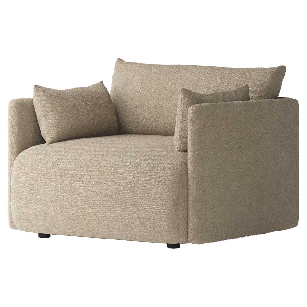 Offset Sofa - 1 Seater, Boucle 02
