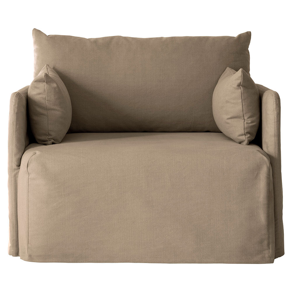 Offset Sofa Loose Cover- 1 Seater, Flint
