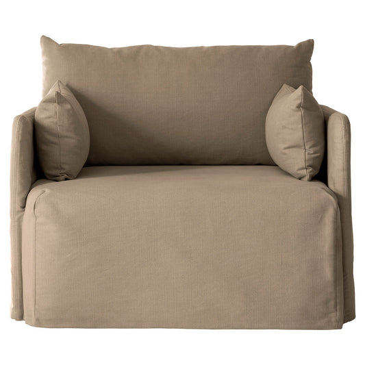 Offset Sofa Loose Cover- 1 Seater, Flint