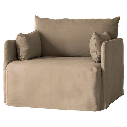 Offset Sofa Loose Cover- 1 Seater, Flint