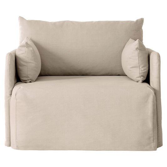 Offset Sofa Loose Cover- 1 Seater, Sand