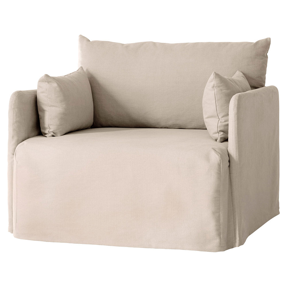 Offset Sofa Loose Cover- 1 Seater, Sand