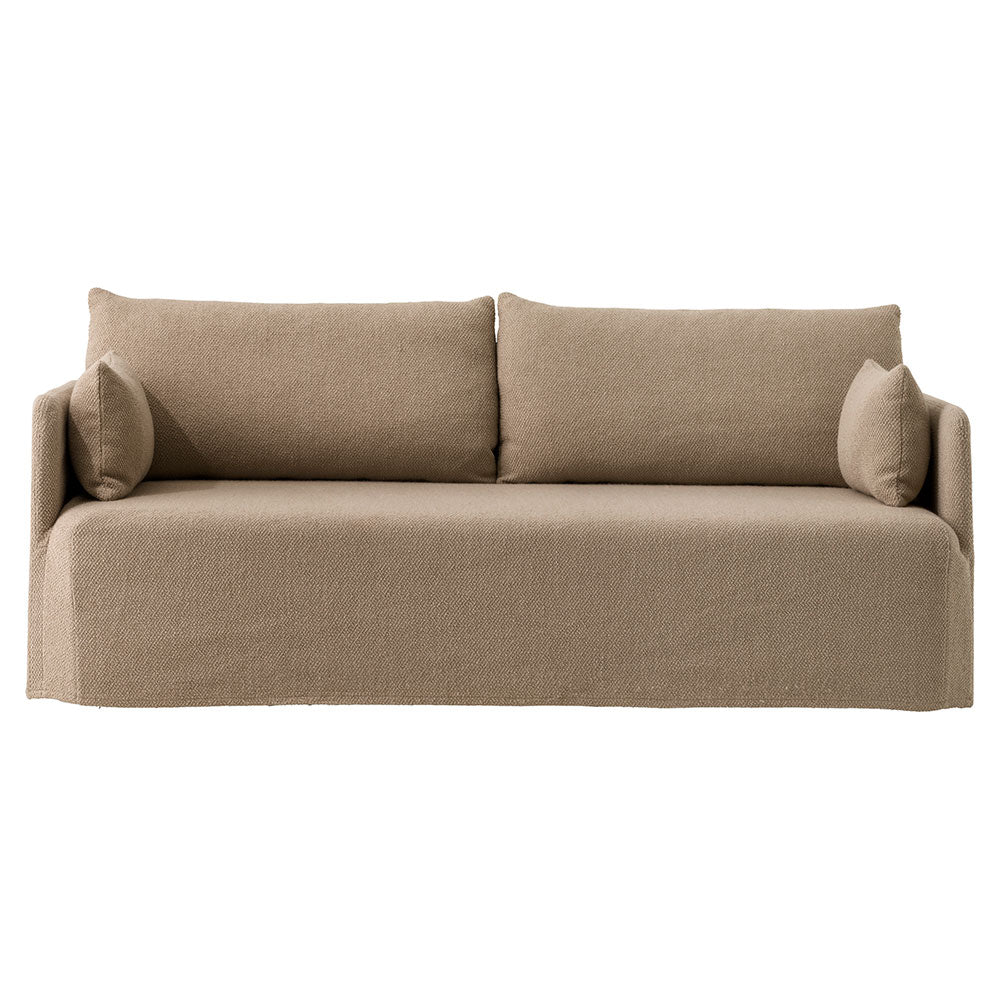 Offset Sofa Loose Cover - 2 Seater, Flint