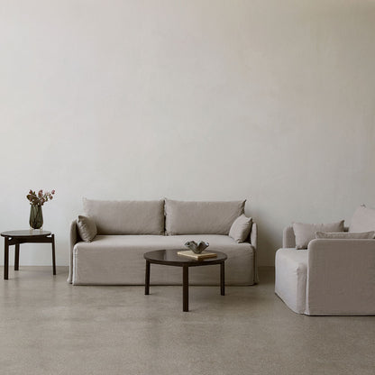 Offset Sofa Loose Cover - 2 Seater, Flint