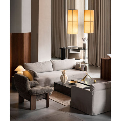 Offset Sofa Loose Cover - 2 Seater, Flint