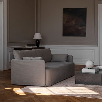 Offset Sofa Loose Cover - 2 Seater, Jasmine