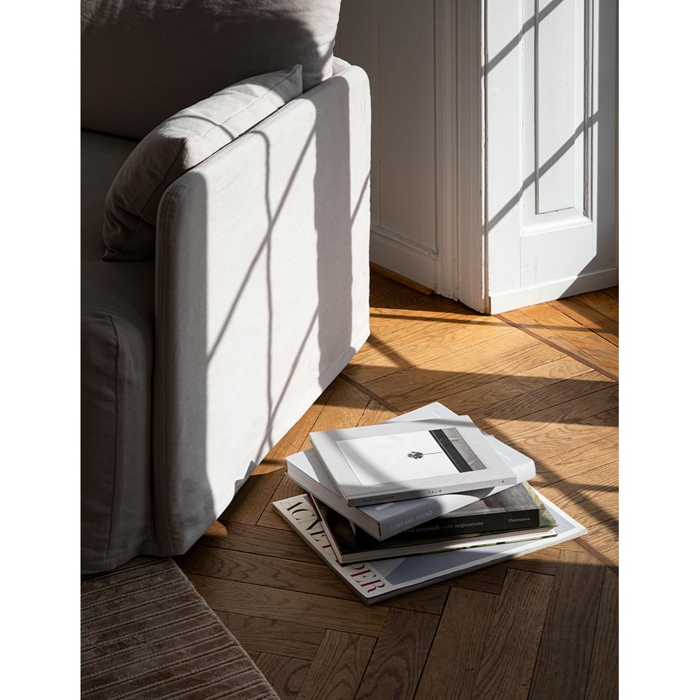Offset Sofa Loose Cover - 2 Seater, Jasmine