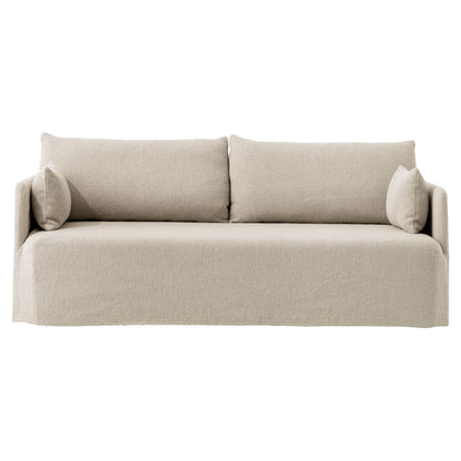 Offset Sofa Loose Cover - 2 Seater, Sand