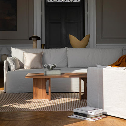 Offset Sofa Loose Cover - 3 Seater, Flint