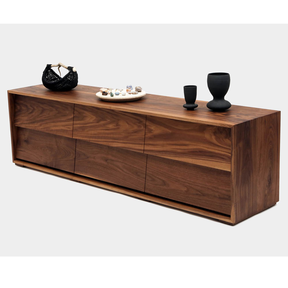 low dresser Hammered Copper 9 Drawer Low Profile Dresser