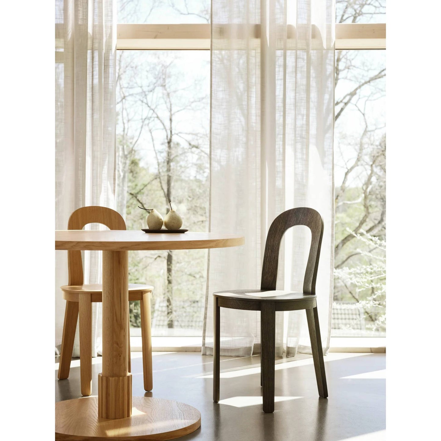 Olivia Chair, Set of 2 - Dark Oak