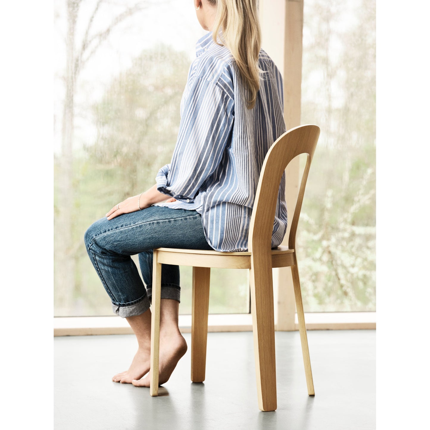 Olivia Chair, Set of 2 - Light Oak
