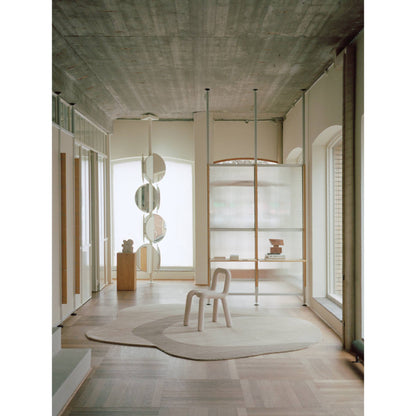 Optical Web Rug - Camel