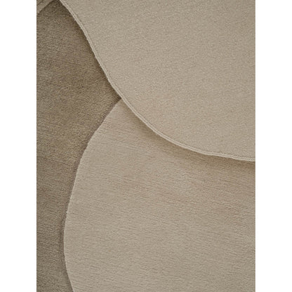 Optical Web Rug - Camel
