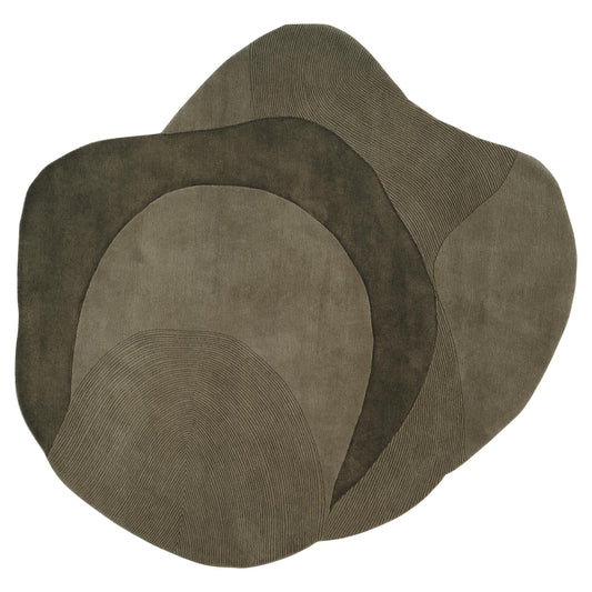 Optical Web Rug - Forest