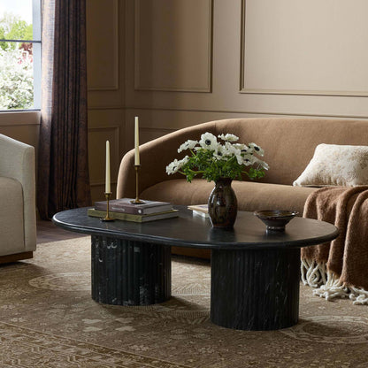 Oranda Coffee Table - Black Marble
