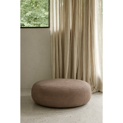 Orb Pouf - Nubuck Leather