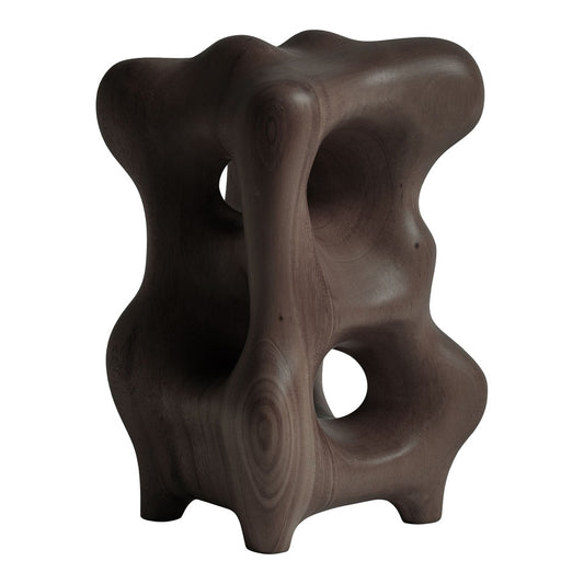 Organic Sculpture - Dark Brown Mahogany