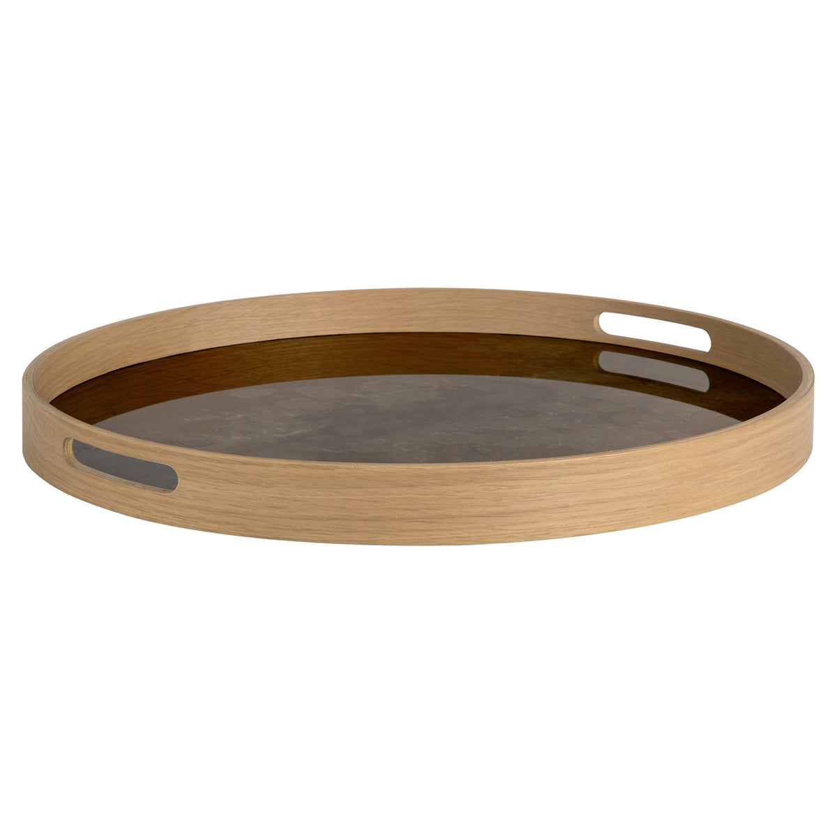 Organic Tray Metallic Bronze- Round, Small