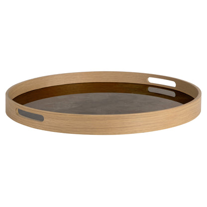 Organic Tray Metallic Bronze- Round, Small