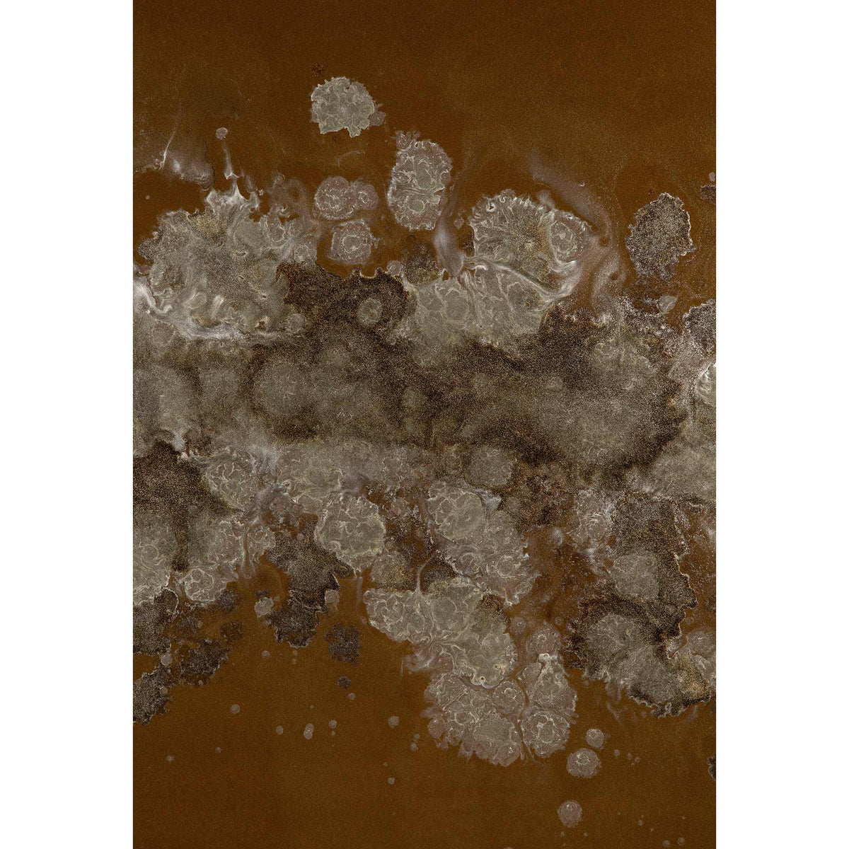 Organic Tray Metallic Bronze- Round, Small