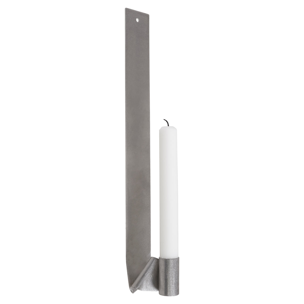 Ornament Candle Holder - Stainless Steel, Long