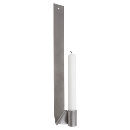 Ornament Candle Holder - Stainless Steel, Long