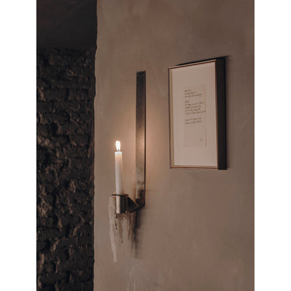 Ornament Candle Holder - Stainless Steel, Long