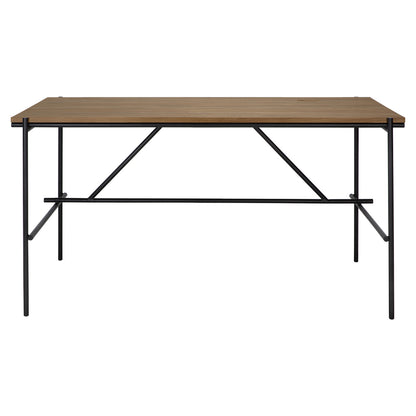 Oscar Desk - Teak, With Cable Management
