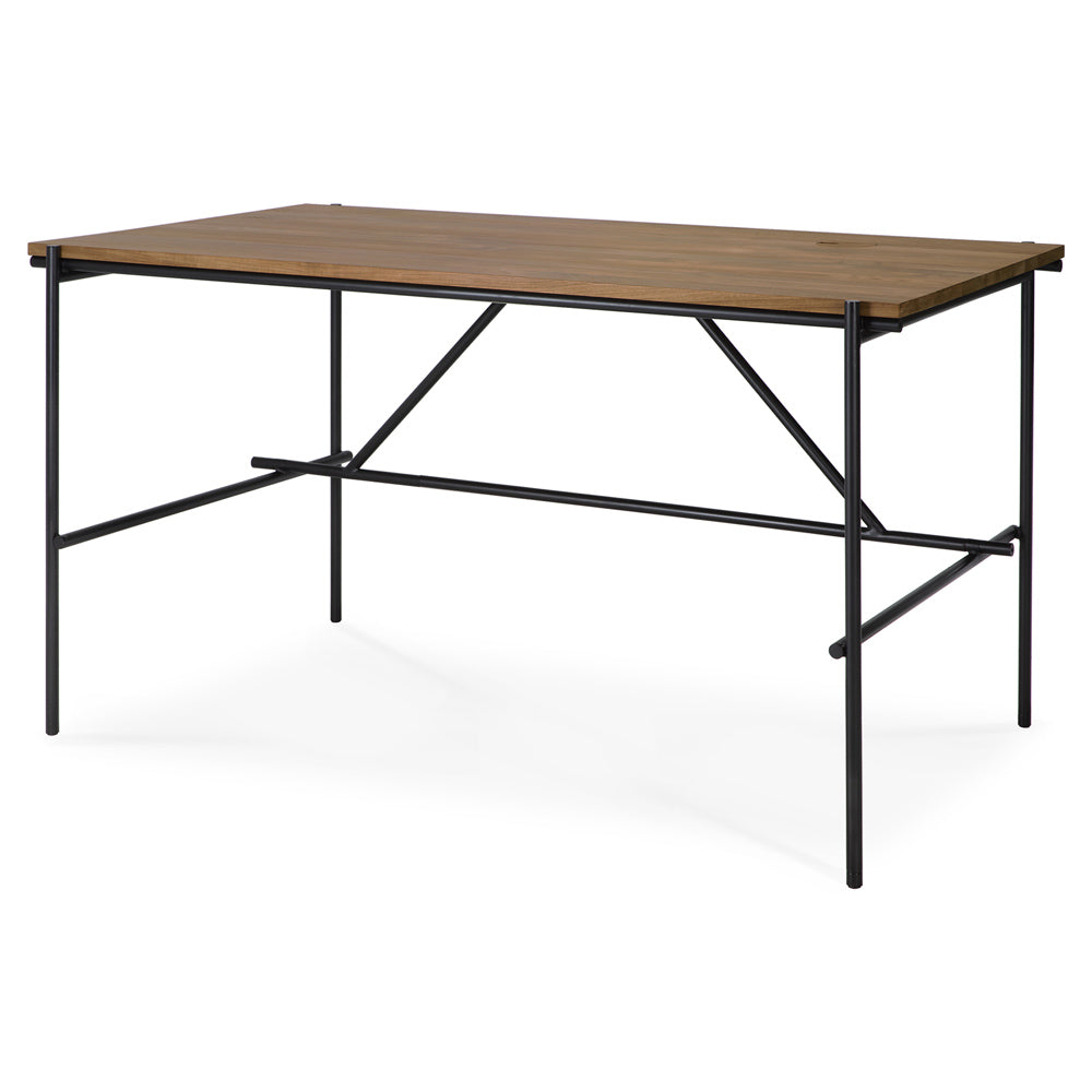 Oscar Desk - Teak, With Cable Management