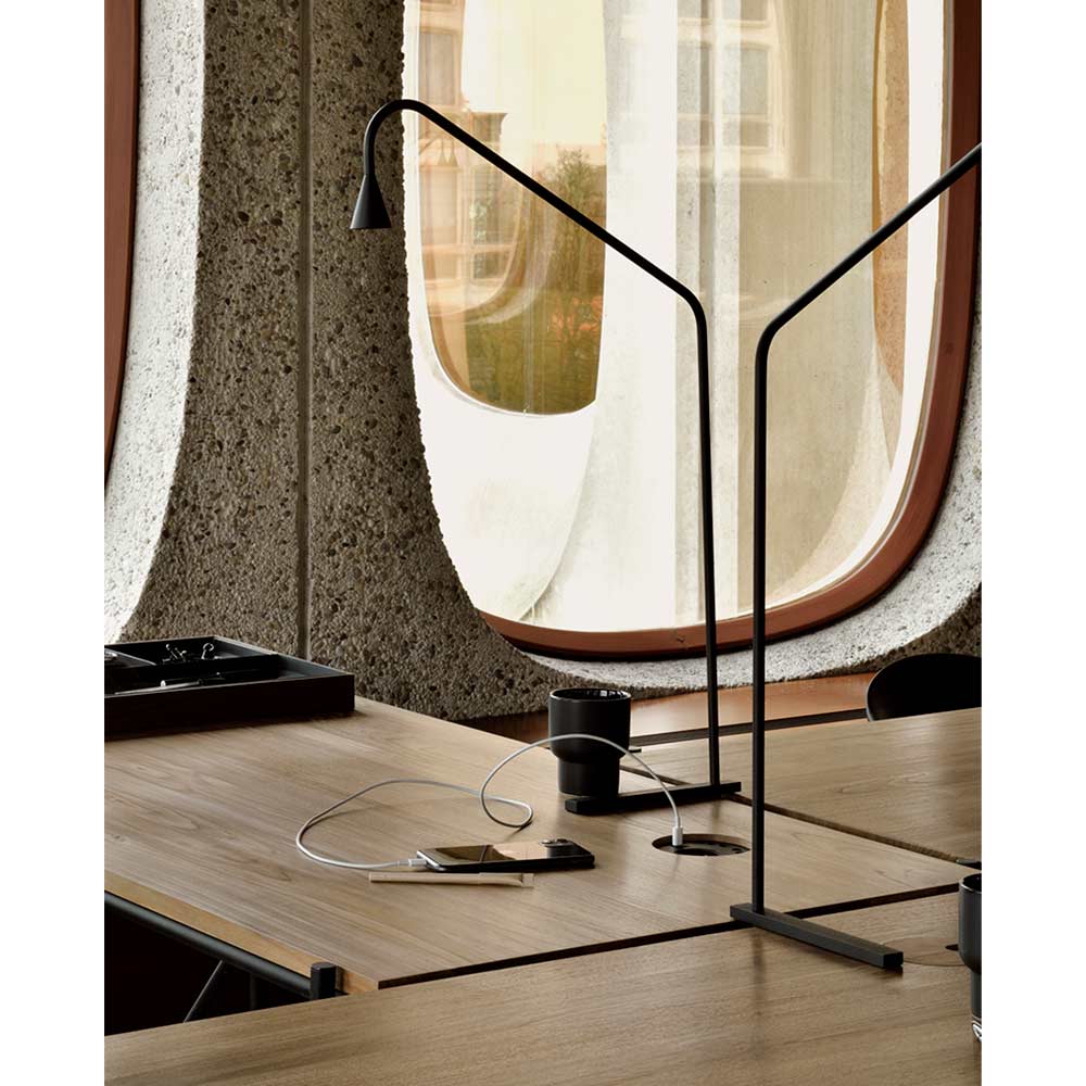 Oscar Desk - Teak, With Cable Management