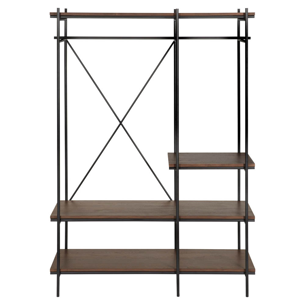 Oscar Hanging Rack - Brown Teak