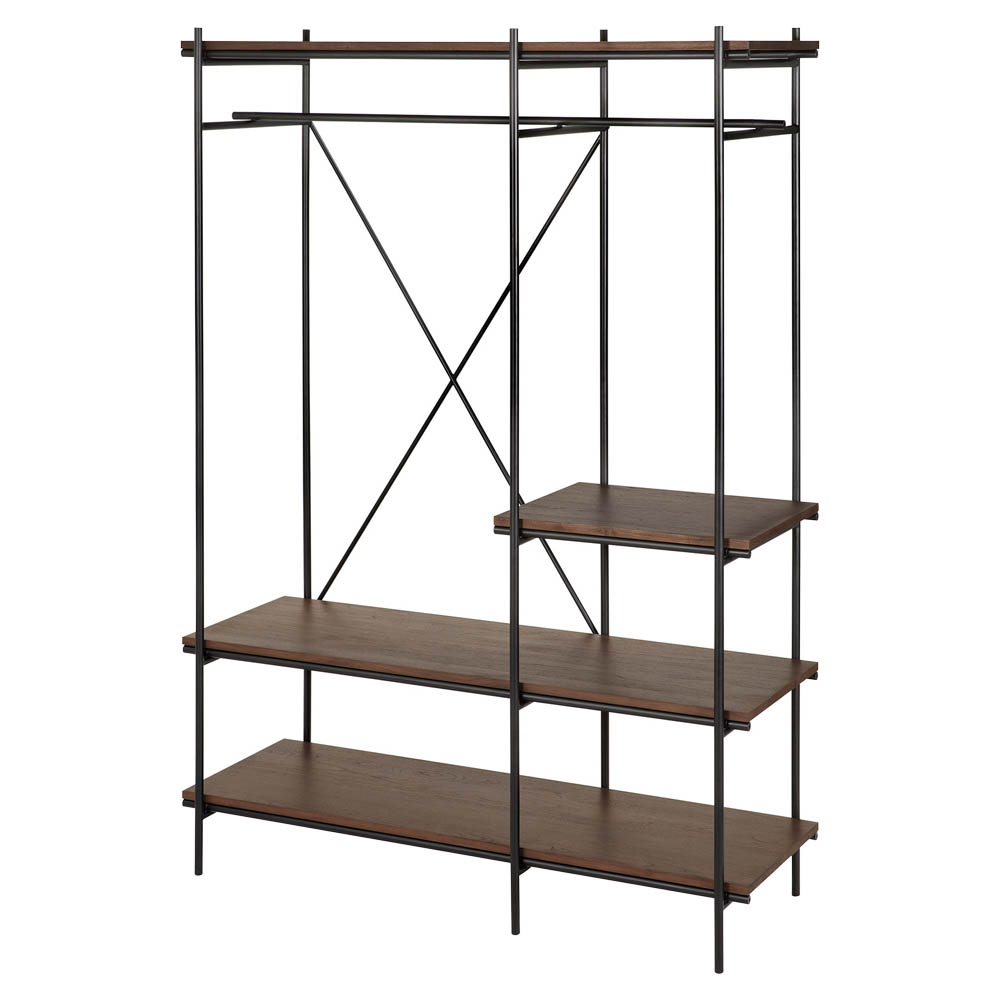 Oscar Hanging Rack - Brown Teak