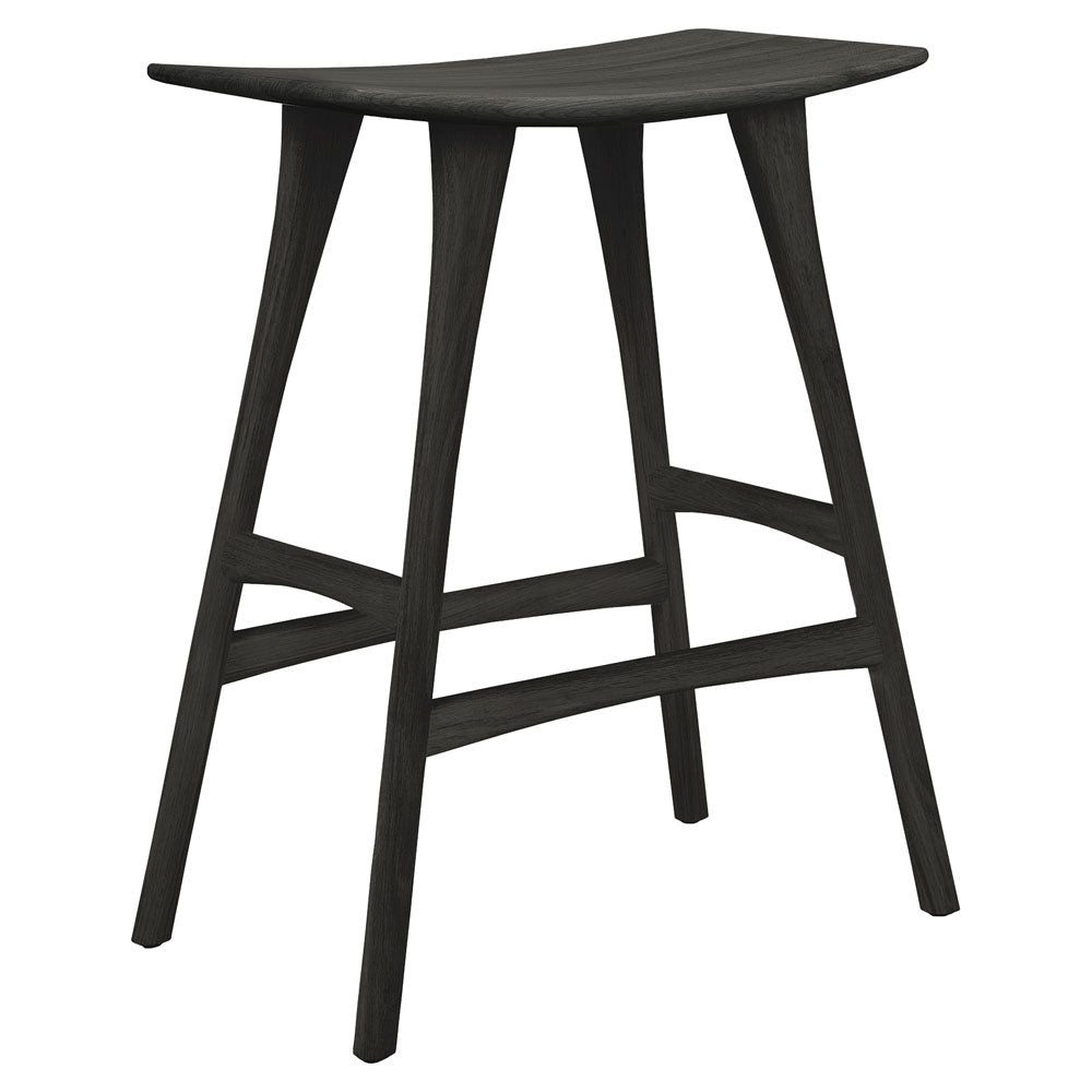 Osso Counter Stool - Black Oak