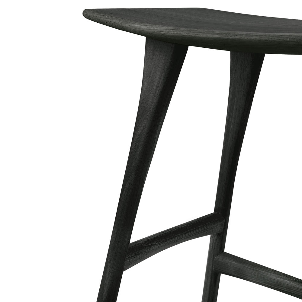 Osso Counter Stool - Black Oak