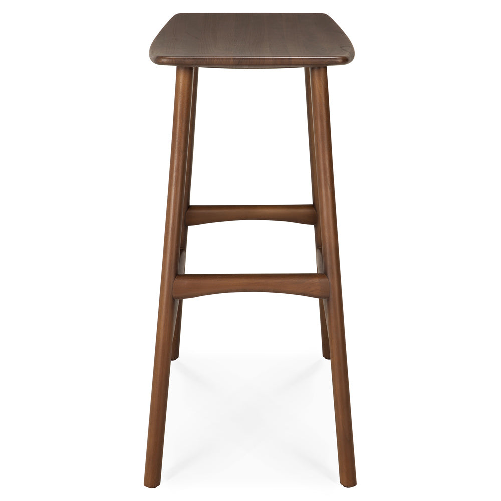 Osso Counter Stool - Brown Teak